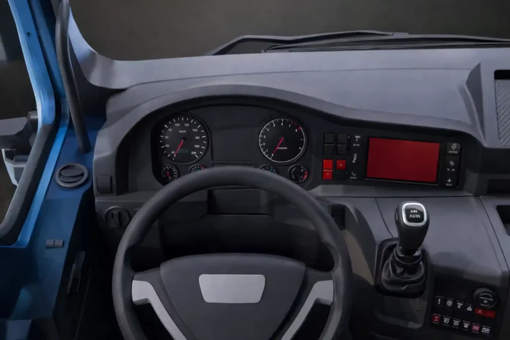 Modélisation 3D de l’intérieur d’un camion poids lourd réutilisé par une agence de réalité virtuelle pour réduire les coûts d’un projet de conduite de benne à ordures